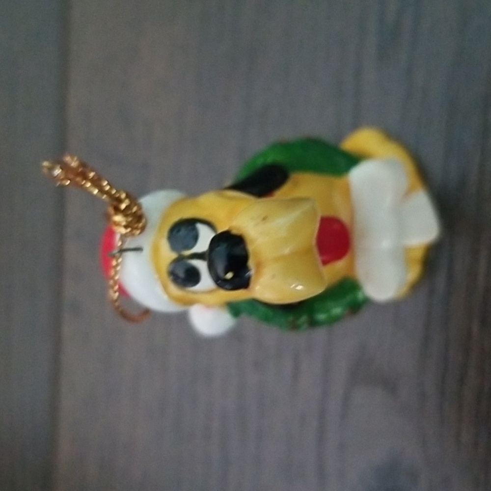 Vintage Pluto Christmas ornament
